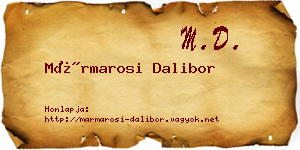 Mármarosi Dalibor névjegykártya